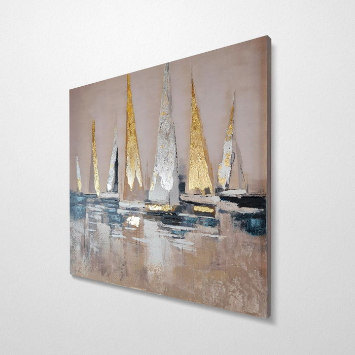 Wallity Pintura al óleo decorativa Multicolor 100 x 100 cm Wallity Pintura al óleo decorativa Multicolor 100 x 100 cm